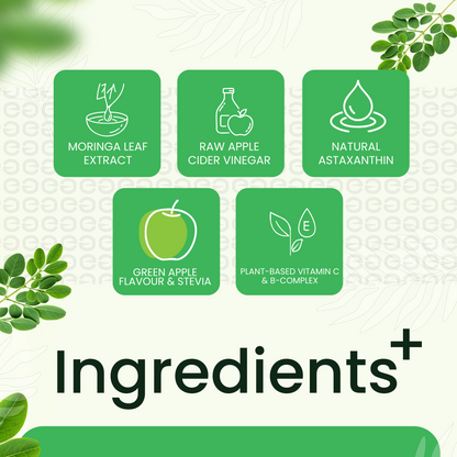 Leafwell Metabolic ACV Moringa Effervescent Tablets