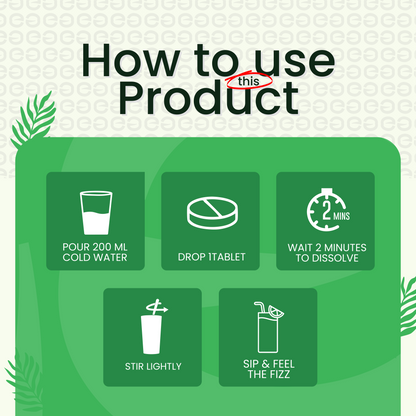 Leafwell Metabolic ACV Moringa Effervescent Tablets